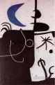 Mujer ante la luna Joan Miró